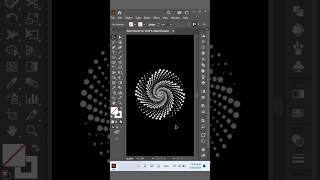 How To Create Spiral Dotted geometric shape in Illustrator [upl. by Dannel]