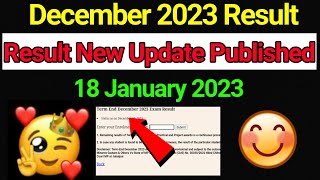 Ignou Result December 2023 New Update Released  January 2024 exam result new update [upl. by Bronder]