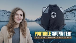 My FIRST Sauna  North Shore Sauna Nova 4 Tent Sauna Unboxing [upl. by Lakim838]