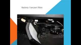 Changement de filtre dhabitacle sur Volvo S40 et V40 [upl. by Naves]