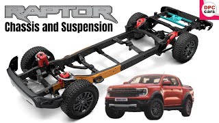 New 2023 Ford Ranger Raptor Chassis and Suspension Explained [upl. by Enoch659]