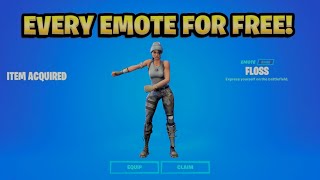 How To Get EVERY EMOTE For FREE in Fortnite Chapter 5 Season 2 FREE EMOTES [upl. by Yeneffit]