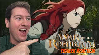 The Lord of the Rings The War of the Rohirrim  Trailer Reaction [upl. by Anoyet]