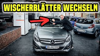 Mercedes B Klasse W246 Scheibenwischer  Wischerblätter Wechseln [upl. by Eyaj925]