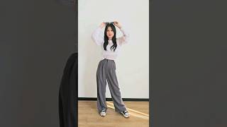 crop knit with trouser fashionideas outfitsidea koreanstyle fashion outfitstyle ootd grwm [upl. by Novahs]