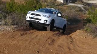 MITSUBISHI ASX OUTLANDER SPORT RVR OFF ROAD TESTS on UNIROYAL RAINSPORT [upl. by Sauncho221]