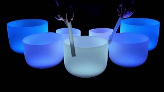 Singing Bowls Meditation Music  Soothing Crystal Resonance [upl. by Remmer924]