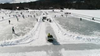 2017 Vermont Pond Hockey Championships Lake Morey Resort [upl. by Assirol]