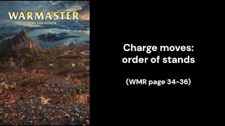 Warmaster Revolution  charging order of stands moving [upl. by Hanway919]