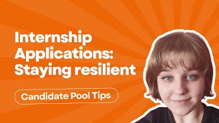 Tips for Staying Resilient with Dagmara  Candidate Pool Tips [upl. by Raycher840]