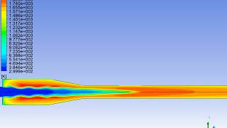 CFd self excited thermo acoustics pulsejet combustion model  EGYPT CAIRO UNV [upl. by Miriam]