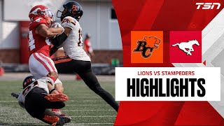 BC Lions vs Calgary Stampeders  CFL HIGHLIGHTS WEEK 7 [upl. by Alocin]