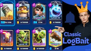 9 Minutes of Classic Log Bait Gameplay clashroyale logbait kkadk17 [upl. by Atterrol]