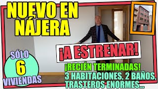 📢 ¡LO ESTRENAS TÚ 👋 SÓLO 6️⃣ viviendas 🎀 RECIÉN TERMINADAS 🎀 en NÁJERA 💸 ¡van a volar cód 754 [upl. by Octavus]