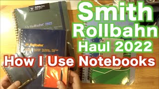 Smith Rollbahn Haul amp Best 3 Ways To Use A Notebook [upl. by Yetty952]