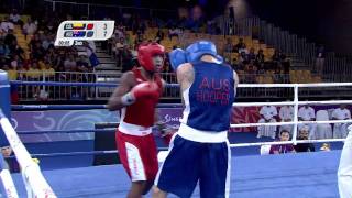 Boxing Mens 75Kg Gold Medal Contest  Singapore 2010 Youth Games [upl. by Inat123]