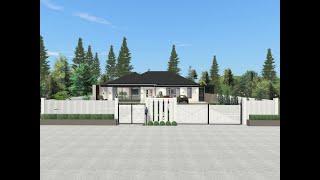 16x17 m  A Modern OneStory House with Spacious Living Areas  3 Bedroom [upl. by Cissie]