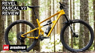 Revel Rascal V2 Review A Dirt Jumpers Trail Bike [upl. by Aihtela819]