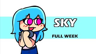 Sky  FNF Mod [upl. by Nosittam117]