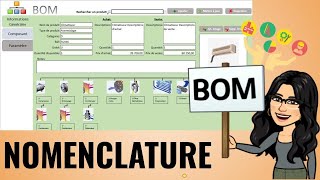 BOM nomenclature application sur excel [upl. by Une239]