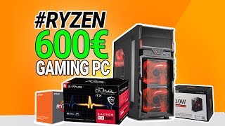 600€ Euro Ryzen Gaming PC zusammenstellen  2017  HardwareDealz [upl. by Pachton]