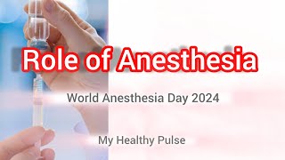 The Role of Anesthesia in Modern Healthcare। Dr Jamuna Hansda Senior Anesthesiologist [upl. by Bonnee]