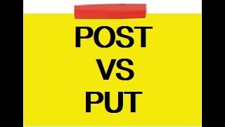 Post vs Put [upl. by Aneliram49]