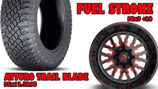 Fuel Offroad Stroke 18x9 20mm Offset With Atturo Trail Blade XT 35x125R18 [upl. by Snowber80]