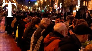 Antwerp residents celebrate Iftar and Easter together [upl. by Otrebogad]