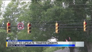 ALDOT project to enhance traffic signals on major Mobile intersections [upl. by Claresta]