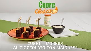 Cubetti morbidi al cioccolato con maionese [upl. by Tnomyar701]