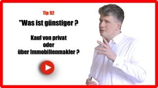 Hauskauftipp 92 unabhängiger Finanzberater Immobilienmakler Teil5 Kauf von privat vs Makle [upl. by Kurys888]