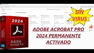 ✅INSTALACIÓN de ADOBE ACROBAT PRO 2024 ACTIVADO ULTIMA VERSION 👌 adobeacrobat adobe acrobat [upl. by Eseret307]