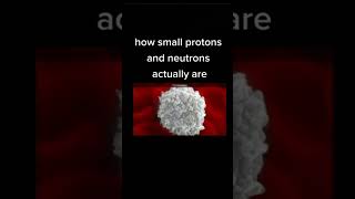 How small protons and neutrons actually are iitjeeknowledge [upl. by Hagerman]