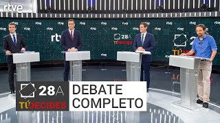 Debate a cuatro completo  ELDEBATEenRTVE [upl. by Jeri]