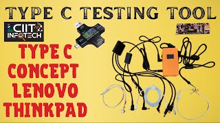 Type C Circuit Concept Thinkpad  Type C Testing Tool for Type C Laptop [upl. by Aiuqes]