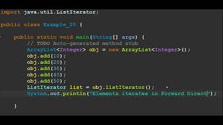 ListIterator in Java [upl. by Eliam754]