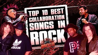 Top 10 BEST Collaboration Songs In Rock  Rocked [upl. by Acillegna]