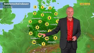 Wetter heute Nach den Regenfluten endlich Sonne 04062024 [upl. by Lucey]