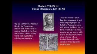 Phalaris I by Lucian of Samosata 120180AD [upl. by Artemisa]