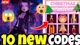 HOW TO GET ALL NEW SECRET CODES amp FREE VIP IN DRESS TO IMPRESS Roblox New DTI Codes🎄 [upl. by Darcee]