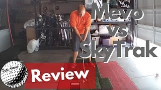 FlightScope Mevo vs Skytrak  Launch Monitor Comparison [upl. by Layol462]