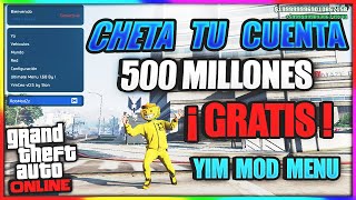 CHETA TU CUENTA DE GTA V ONLINE 168  YIM MOD MENU  EL MEJOR MOD MENU QUE HE PROBADO [upl. by Celestina]