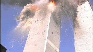 WTC 911 Second plane hit Enhanced video [upl. by Pietrek]