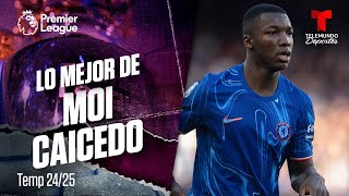 Moisés Caicedo Sus mejores momentos en la Liga Inglesa  Premier League  Telemundo Deportes [upl. by Suoivatco]