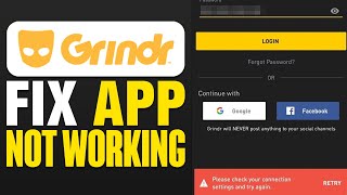 How To Fix Grindr App Not Working 2024 [upl. by Ike]