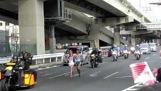 2015年 第91回箱根駅伝 往路2区 横浜駅東口 子供も応援 [upl. by Yenduhc691]