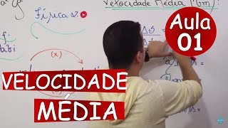 Velocidade Média  Conceitos Iniciais Aula 01 [upl. by Namruht]