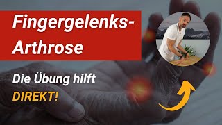 Selbstbehandlung bei FingergelenksArthrose Diese Übung hilft Dir direkt ➡️ nur 2 Minuten  Tag [upl. by Anahsed]