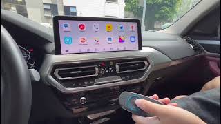 How to Applepie AI996B Android Dongle for BMW Wireless CarPlay Connecting Bluetooth Air Mouse [upl. by Eibbed666]